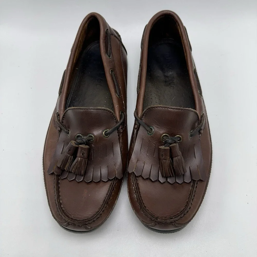 Bass Men's Flint Tassel Loafers Leather Shoes 1389 Size‎ 9 M